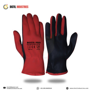 Gants de travail anti-vibration, anti-coupure, en cuir de qualité supérieure, robustes, pour mécaniciens, anti-choc, résistants aux impacts. - Product Image 1