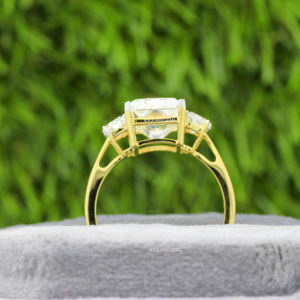 Respectueux de l'environnement Moissanite diamant 925 argent princesse coupe bague bijoux pour femmes destin bijoux - Product Image 6