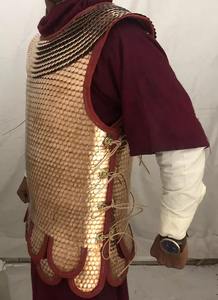 Armadura Squamata a escala de bronce con Doblador y doble Pteruges, armadura de recreación auténtica para Cosplay, evento histórico - Product Image 2