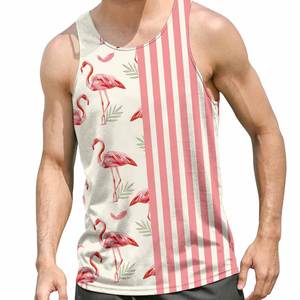 Camiseta sin mangas de secado rápido para hombre, camiseta sin mangas de color sólido y patrón para hombre, el precio más bajo más vendido, ropa de gimnasio, camiseta sin mangas para hombre - Product Image 4