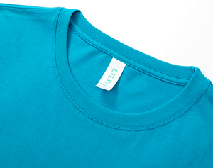Camiseta corta de Jersey para hombre, 100% algodón con estampado de logotipo personalizado en el cuello delantero, DTG Technics - Product Image 2