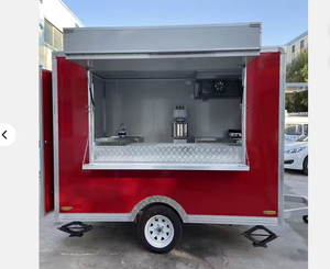 Camion de restauration rapide en aluminium avec 4 roues, 10 mètres de long, alimentation intégrée - Product Image 2