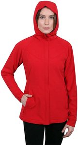 แจ็คเก็ตซอฟต์เชลล์สำหรับผู้หญิง,แจ็กเก็ตและเสื้อโค้ทปกติสำหรับฤดูหนาว - Product Image 4