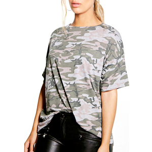 T-shirt coupe carrée pour femmes OEM Factory Loose Casual Tee Tissu en coton de haute qualité Parfait pour Streetwear ou Lounge Wear - Product Image 3