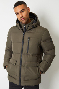 Veste matelassée chaude pour homme, mode, légère, rembourrée, décontractée, pour tous les jours, design personnalisé, fabrication en usine - Product Image 4