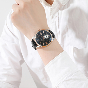 Relojes de cuarzo de lujo GFL-719530 de marca propia personalizados OT45 con caja de acero inoxidable - Product Image 4