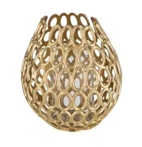 Bougeoir en métal de taille personnalisée de qualité supérieure bougeoir fantaisie fait à la main classique élégant en gros meilleurs piliers de bougie - Product Image 1