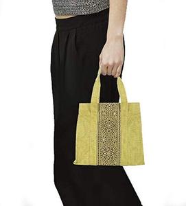 Trendy Printed Jute <b>Bags</b> Custom Size Handmade Sacks Rectangle Shape With Handles Elegant <b>Bags</b> Shopping Gifts Wedding Parties - Product Image 5