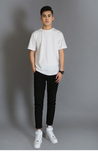 Nueva Camiseta de manga corta de algodón puro para hombre, camiseta en blanco de Color sólido para hombre, camiseta para hombre, camiseta para hombre - Product Image 5