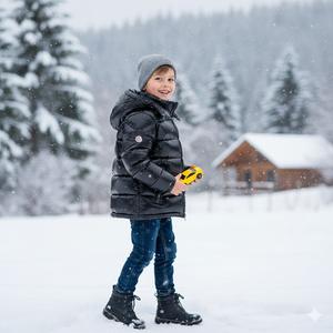 Veste matelassée en nylon respirante, coupe-vent, chaude et rembourrée, à séchage rapide, pour homme, col montant, logo sur le devant, luxe, pour l'extérieur - Product Image 2