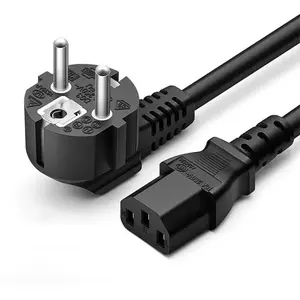 Cable periférico Universal para ordenador, cable de alimentación europeo de 1,5 M de longitud, a buen precio