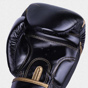 Guantes de boxeo de diseño personalizado con su propio logotipo Impresión de cuero Tamaño profesional de 16oz para niños Sporting - Product Image 3
