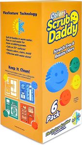 Juego de Esponjas Scrub Daddy, 6 Unidades, Variedad de Colores, Esponjas para Lavar Platos que No Rayan - Product Image 3