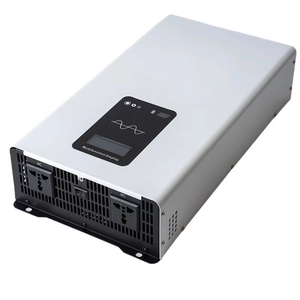 Convertisseur solaire HOULI à onde sinusoïdale pure, double onduleur hors réseau 12V/24V vers 110V/220V 3000W-10000W pour usage domestique et automobile - Product Image 1