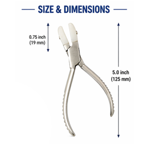 Professional Flat Nylon Jaw Plier Scratch Free Jewelry Tool <b>Wire</b> Work Craft Pliers Ergonomic Grip <b>Soft</b> Jaw Tool - Product Image 4