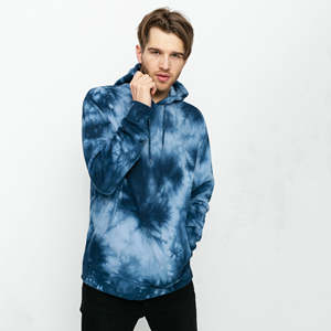 Sweat-shirts d'hiver pour hommes sur mesure en gros, grande taille, 100% coton biologique, impression numérique peu coûteuse, logo tie-dye - Product Image 3