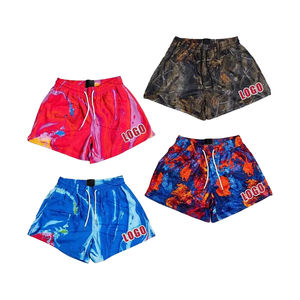 Joggers Custom Casual Basic Basketball <b>Men</b> <b>Mesh</b> <b>Shorts</b> Star Print Elastic Waist Mid-Length <b>Mesh</b> <b>Short</b> Reasonable Price OEM - Product Image 4