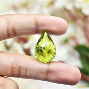 Phòng Thí Nghiệm Tùy Chỉnh Đặt Hàng Tất Cả Các Kích Thước Lỏng Lẻo Mặt Peridot Giọt Bông Tai 9Mm Pha Lê Và Phòng Thí Nghiệm Tạo Ra Đá Quý Để Làm - Product Image 2