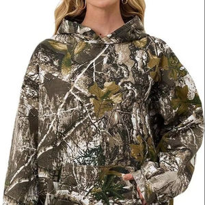 Nouveaux sweats à capuche pour femmes en camouflage de luxe, en molleton de coton de haute qualité, lavage à l'acide, pull lourd, streetwear, coupe ample, hiver, automne - Product Image 1