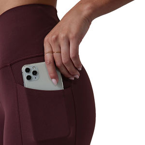 Leggings de sport pour femmes les plus vendus, 100% coton, tissu tricoté de haute qualité, respirant, taille adulte, vêtements de fitness, taille mi-haute - Product Image 2