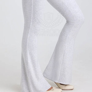 Pantalones Elegantes de Mujer, Ajustados y Acampanados, para Actividades al Aire Libre, Cintura Alta, Elástica y Ancha, Transpirables y Cómodos, de Algodón - Product Image 5