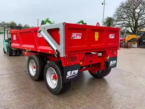14 Tonne Multi Purpose Dump <b>Trailer</b> 2 <b>Wheel</b> hydraulic dump tractor <b>trailer</b> tow behind tractors farm <b>trailers</b> - Product Image 3