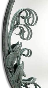 Espejo de pared de Metal exquisito con reflejo de plata natural, estética clásica lujosa para el hogar para espacios de vida, decoración perfecta para el hogar - Product Image 5