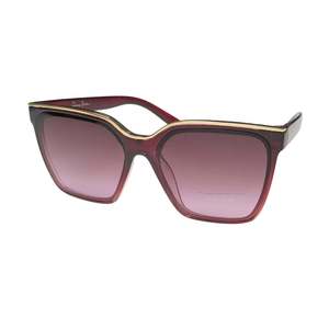 Occhiali da Sole Sean John SJS2036 Eleganti in Acetato Premium con Lenti Sfumate, Protezione UV/UVB al 100%, Montatura Quadrata Leggera, Rosso Arancio - Product Image 1