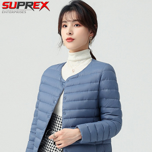 Custom <b>Womens</b> Lightweight Puffer <b>Jacket</b> Slim Fit Quilted Winter Coat Warm Insulated Windproof Casual Outdoor Fashion Stand - Product Image 5