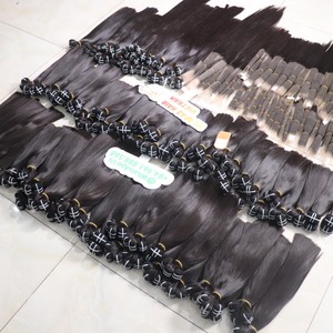 Extensiones de trama de cabello humano vietnamita sin procesar, superventas, precio barato al por mayor, suave y sedoso - Product Image 2