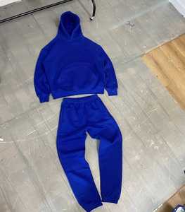Conjunto Deportivo Informal para Hombre con Capucha, de Forro Polar, Secado Rápido, Transpirable, 100% Algodón, Cintura Elástica - Product Image 6