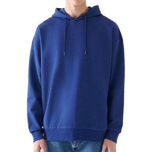 Pull à capuche doux en coton pour hommes GYM Pull à capuche coupe ample pour hommes Sweat à capuche doux et léger avec poches - Product Image 5