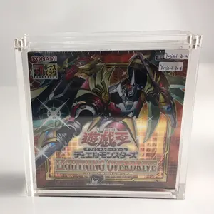 ล้าง99% ความต้านทานรังสียูวีแม่เหล็ก Yugioh ทองชุด2013สนับสนุนกล่องกรณีการแสดงผลคริลิค