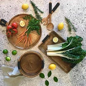 Vente en gros de plats ronds décoratifs en bois de la meilleure qualité pour le service des aliments Vaisselle pour la maison Restaurant - Product Image 6