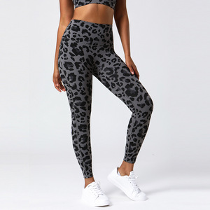 Best Quality Print Reflective Ribbed Seamless High Waist <b>Butt</b> <b>Lift</b> Yoga <b>Leggings</b> - Product Image 1