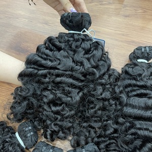 Steam extension de cheveux curl birman couleur noire naturelle extension de cheveux humains vietnamiens 18 pouces prêt à expédier - Product Image 3