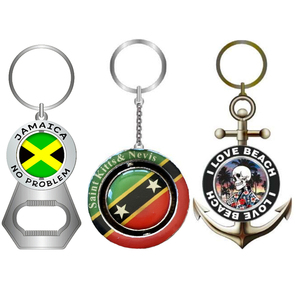 Logo personnalisé époxy métal coeur porte-clés porte-clés californie vacances <span class=keywords><strong>paradis</strong></span> plage souvenir surf porte-clés - Product Image 4