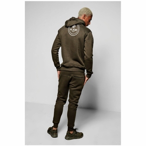 Custom Logo 2025 Embroidered Distressed Winter Fleece Tracksuit Men 100% Cotton Vintage Casual Hooded Style XXS Long Hoodies - Product Image 2