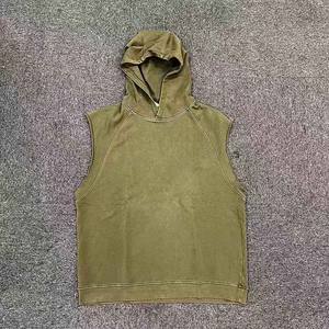 Nuevo 2025, camisetas sin mangas informales sólidas para hombre, chaleco sin mangas para mujer, camisetas deportivas para entrenamiento, gimnasio, camisetas con capucha, camiseta, sudadera - Product Image 5