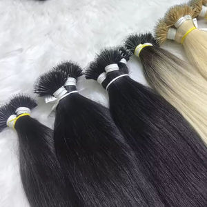 Venta al por mayor precio vietnamita doble dibujado Nano anillos extensiones de cabello humano 100% natural recto colorido - Product Image 1