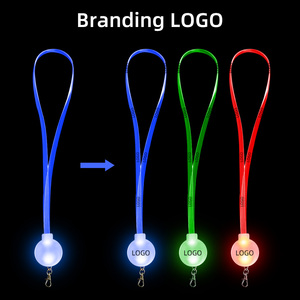 Lanyard à LED pour exposition, club, fête et événement, pendentifs clignotants à LED Lanyards clignotants à LED pour collier - Product Image 5