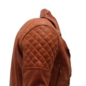 Chaqueta de Cuero de Invierno para Motociclistas, Estilo Moderno, Color Personalizado, 100% Cuero Genuino, Corte Ajustado, Impermeable y Transpirable - Product Image 5