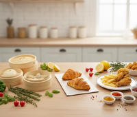 Papier sulfurisé alimentaire antiadhésif pour la cuisson des raviolis, des baozi et la friteuse à air