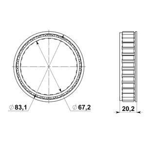 SGXX12 Sprag pour chariot élévateur industriel Nissan ; Chariot élévateur - Product Image 2