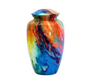 Urne de crémation en aluminium pour tenir les cendres en toute sécurité avec un design élégant et durable parfait pour les services commémoratifs et l'affichage à domicile - Product Image 5