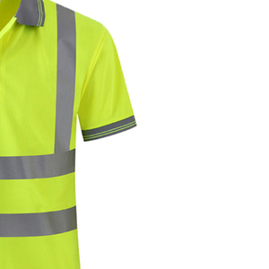 Vêtements de travail de sécurité vêtements réfléchissants t-shirt pas cher polos réfléchissants de sécurité vêtements de travail polos hommes rapide haute visibilité - Product Image 3