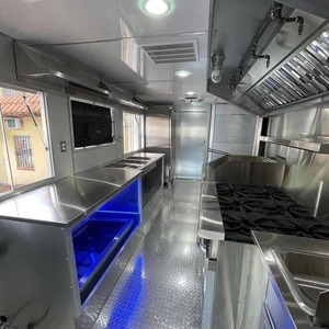 Remorque mobile de camion de nourriture en fibre de verre avec chauffage intégré pour le service de frites de bonbons de restauration rapide-Équipement de cuisine commerciale - Product Image 5