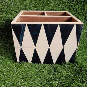 Cubiertos con incrustaciones de resina y madera hechos a mano con detalles, organizador de forma personalizada de lujo para uso doméstico y en restaurantes - Product Image 1