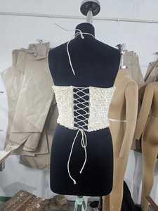 Sexy Nuevo diseño Vestido sexy personalizado para la playa salida audaz con cuentas ropa de playa bikini conjunto listo para usar - Product Image 6