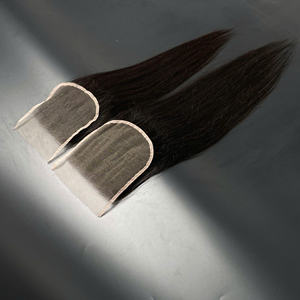 Closure en dentelle HD premium, cheveux raides, couleur naturelle, 100% cheveux humains vierges vietnamiens, en stock - Product Image 6